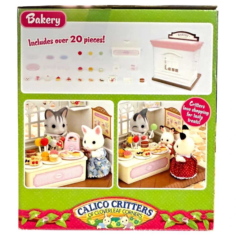 Calico Critters Bakery CC1464 Sweets Shop 20+ Pieces Sylvanian Families NIB NOS
